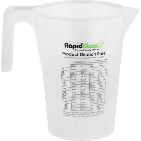 RAPIDCLEAN MEASURING JUG 1L
