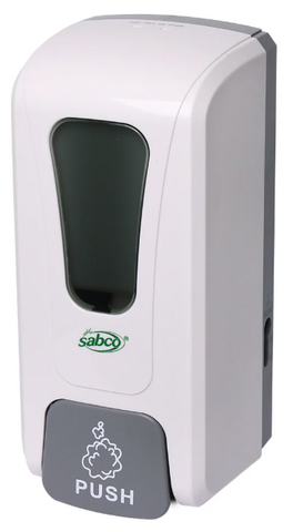 SABCO PLASTIC SOAP DISPENSER 1L
