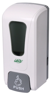 SABCO PLASTIC SOAP DISPENSER 1L