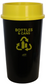 SABCO RECYCLING STATION BIN 60L WITH LID - YELLOW: BOTTLES & CANS