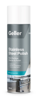 GELLER STAINLESS STEEL CLEANER AEROSOL 500ML