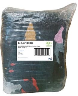 POMONA COTTON RAGS DARK COLOUR 10KG