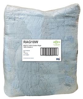POMONA COTTON RAGS WHITE COLOUR 10KG