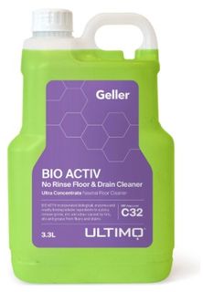 GELLER ULTIMO BIO ACTIV NO-RINSE DRAIN AND FLOOR CLEANER 3.3L