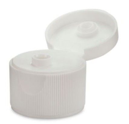 HOUSEHOLD 28/410 WHITE FLIP TOP CAP