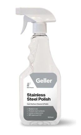 GELLER STAINLESS STEEL CLEANER RTU TRIGGER 500ML