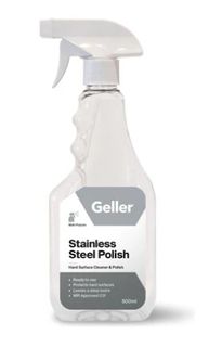 GELLER STAINLESS STEEL CLEANER RTU TRIGGER 500ML