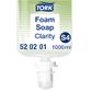 TORK S4 CLARITY PERFUME FREE FOAM SOAP 1L