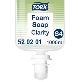TORK S4 CLARITY PERFUME FREE FOAM SOAP 1L