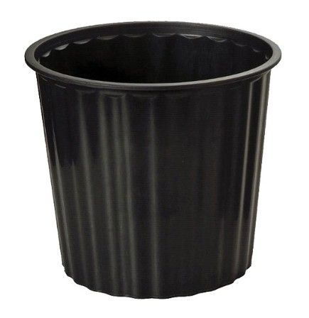 RUBBISH BIN PLASTIC FLUTED 12L