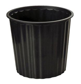 RUBBISH BIN PLASTIC FLUTED 12L