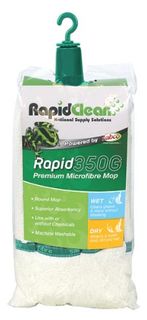 SABCO RAPID CLEAN MICROFIBRE MOP GREEN 350G