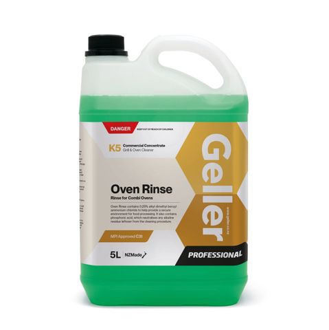 GELLER PROFESSIONAL OVEN RINSE 5L (GREEN)