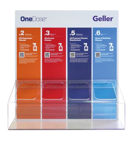 GELLER ONEDOSE GENERAL CLEANING COMPLETE STATION (460MM X 520MM X 130MM) - #2, #3, #5 & #6