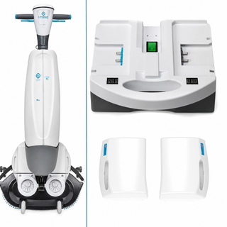 I-MOP XL PRO 4L 46CM SCRUBBER (WITH i-POWER 9 BATTERIES & FAST CHARGER)