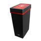 SABCO ENVIROPLASTIC DELUXE RECYCLING STATION BIN 40L - RED: LANDFILL