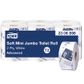 TORK T2 ADVANCED WHITE 2 PLY JUMBO MINI TOILET ROLLS 200M X 10CM X 12S
