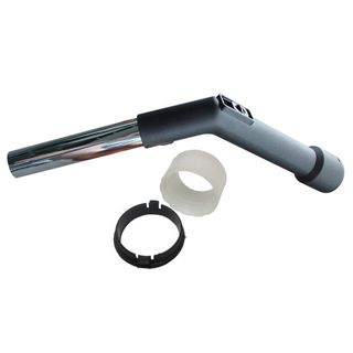 BENT END PIECE PLASTIC/CHROME TIP 32MM