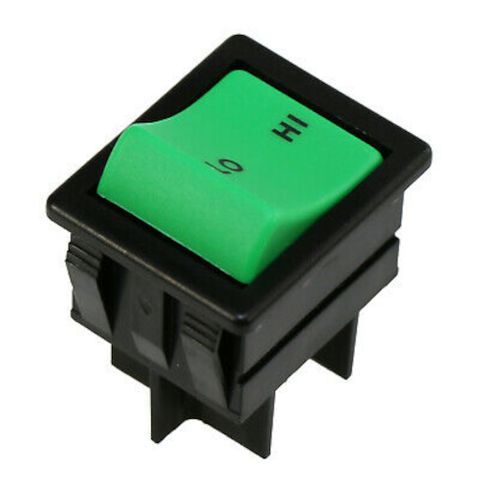 NUMATIC GREEN HIGH/LOW [HI/LO] ROCKER SWITCH - FOR HENRYS