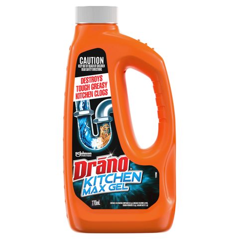 DRANO KITCHEN MAX GEL 770ML