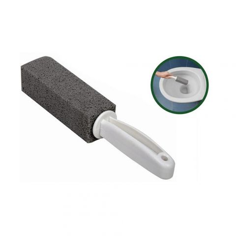 RapidClean Pumice Toilet Cleaning Scouring Stone with Handle