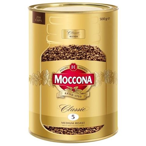 MOCCONA FREEZE DRIED CLASSIC MEDIUM ROAST COFFEE 500G