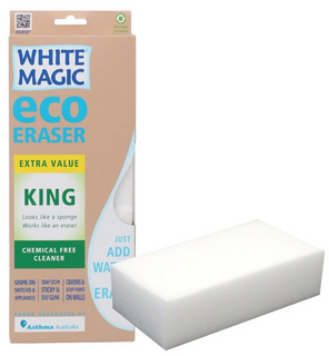 WHITE MAGIC ERASER SPONGE KING SIZE - 27.5CM X 11CM X 4CM