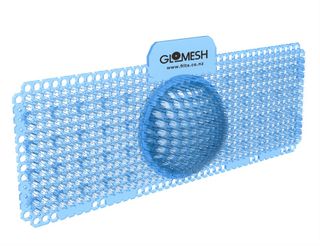 SPIRALBIOLOGICAL TROUGH URINAL SCREEN - OCEAN MIST