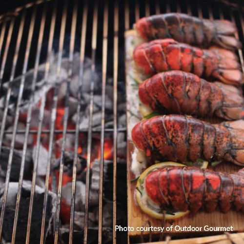 Recipe - Cedar Planked Crayfish Tails with Chive Lemon Aioli