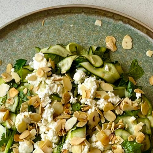 Raw Zucchini Salad