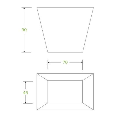 CHIP BOX BROWN, BIOBOARD 50PCES