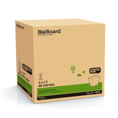 CHIP BOX BROWN, BIOBOARD 500CTN