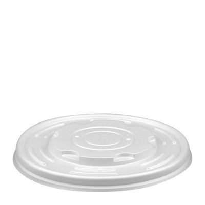 LID FOR 12, 16OZ HOT BOWL PLASTIC, BIOPAK