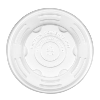 LID PLA 12,16OZ HOT BOWL, BIOPAK 50PCES