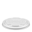 LID FOR 8OZ HOT BOWL PLASTIC, BIOPAK