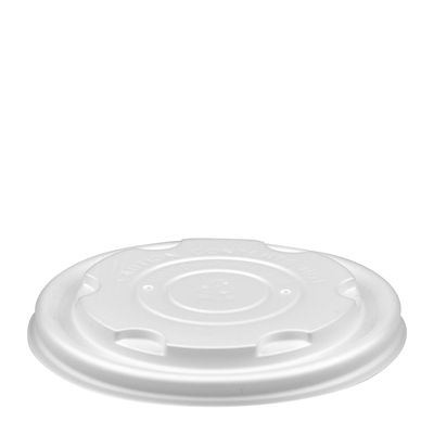 LID FOR 8OZ HOT BOWL PLASTIC, BIOPAK