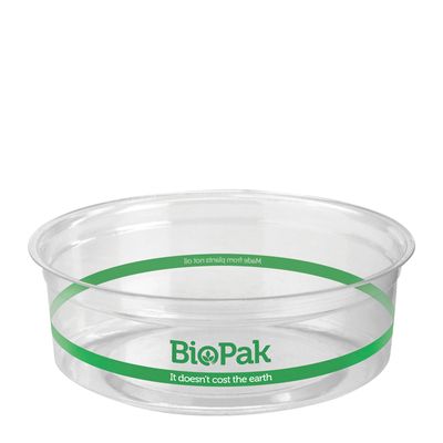 BOWL COLD CLEAR 240ML, BIOPAK