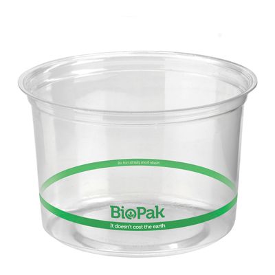 BOWL COLD CLEAR 500ML, BIOPAK 50PCES