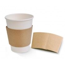 CUP SLEEVE 8OZ/80MM, PAC 1000CTN