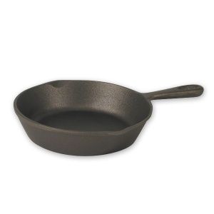 SKILLET ROUND 250MM PLAIN CAST IRON