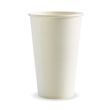 COFFEE CUP 16OZ WHITE SINGLE WALL BIOPAK