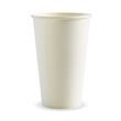 COFFEE CUP 16OZ WHITE SINGLE WALL BIOPAK