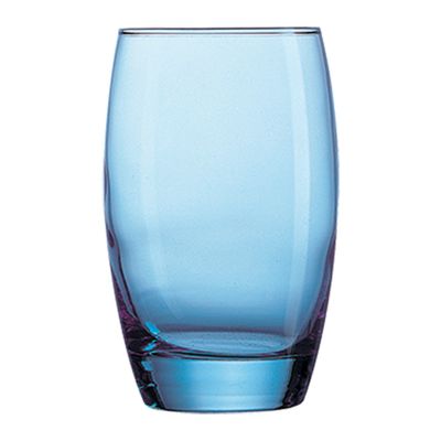 GLASS HI BALL SALTO ICE BLUE 350ML ARC