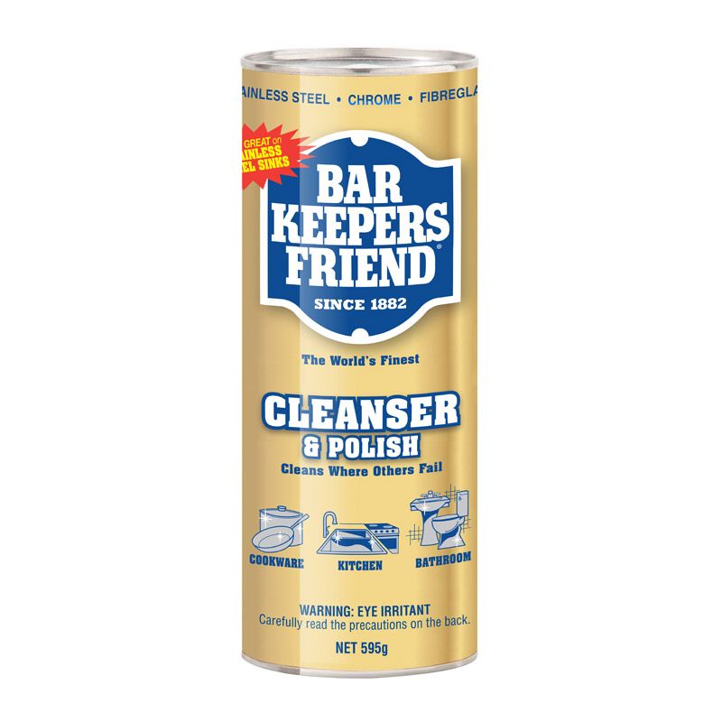 CLEAN & POLISH 595G, BAR KEEPERS FRIEND