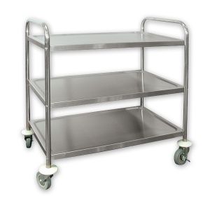 SERVING TROLLEY S/S 3 SHELF 860X535X930