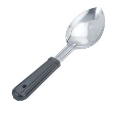 BASTING SPOON SOLID W/POLY HDL 28CM S/ST