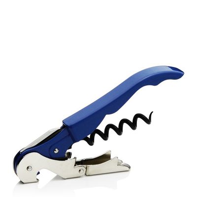 OPENER CORKSCREW BLUE W/SLIDER, PULLTAP