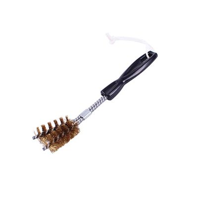 BRUSH BBQ V SHAPE 20CM BRASS SPIRAL, WM