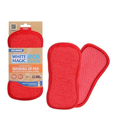 WHITE MAGIC WASH UP PAD 15X9CM