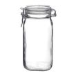 JAR GLASS WITH CLEAR LID 1.62-4.88LT, BORMIOLI FIDO